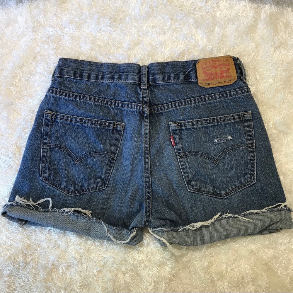 Levi’s 550 Cutoff Shorts Sz 27 waist